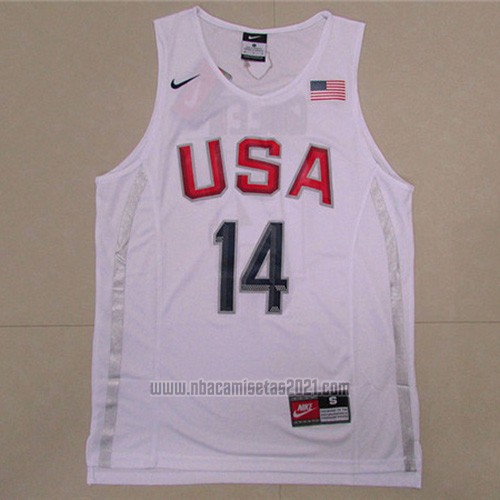 Camiseta USA 2016 Draymond Green #14 Blanco